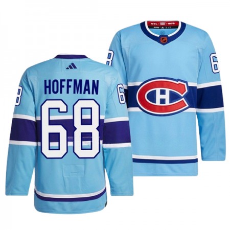 Dresovi Montreal Canadiens Mike Hoffman 68 Adidas 2022-23 Reverse Retro 2.0 Plava Authentic - Muške Dresovi Montreal Canadiens Mike Hoffman 68 Adidas 2022-23 Reverse Retro 2.0 Plava Authentic - Muške